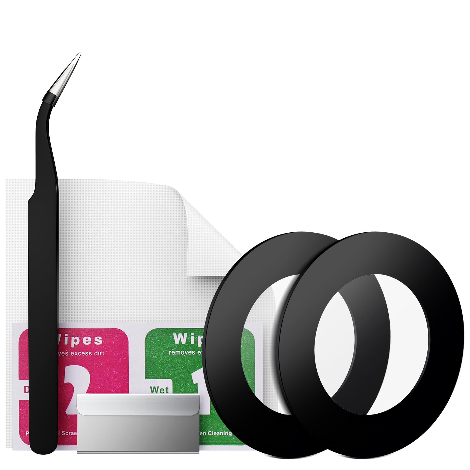 Eonpam 2 Pack Rear Back Camera Lens Glass Replacement for (Google Pixel 3 XL) Original Quality with Professional Repair Kit