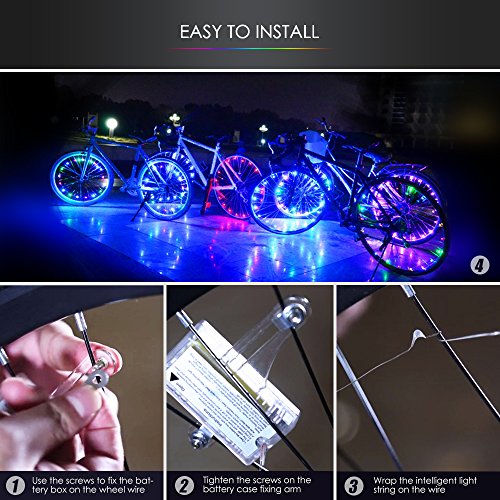 Bodyguard Bike Wheel Lights Auto Open and Close Ultra Bright LED