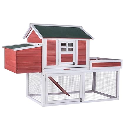 Amazoncom Artist Hand 63 Chicken Coop Hen Rabbit Hutch Wooden