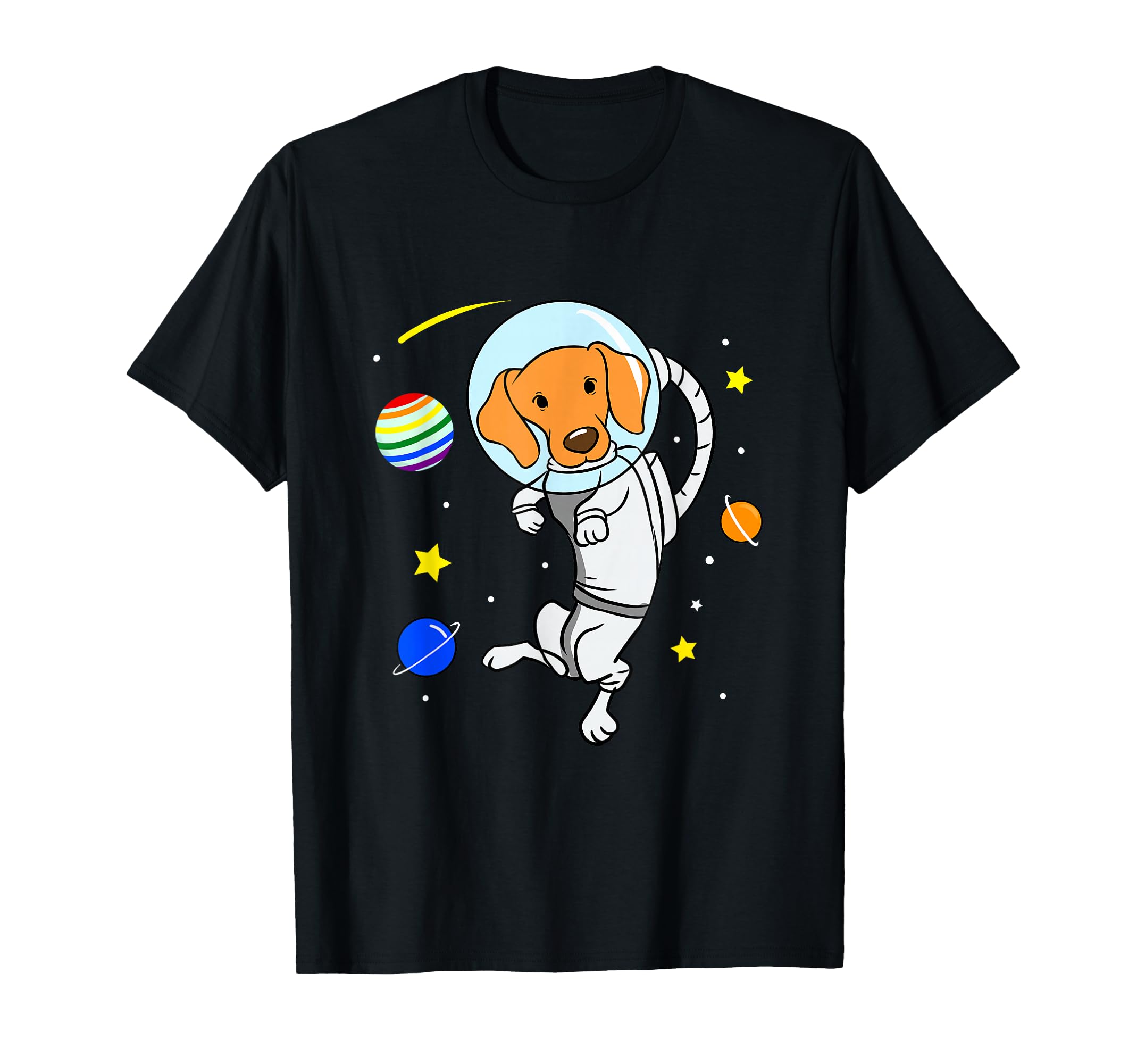 Gay Dog In Space Gay Pride T-Shirt