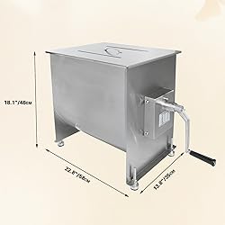 CLIVIA Manual Meat Mixer, 85 Pound Meat Mixer for