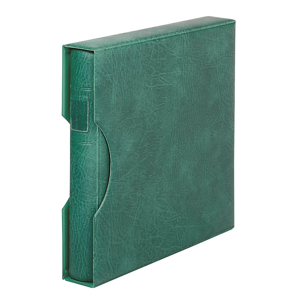 Lindner 1124 - G Companion Set: ring binder 1104 with slip case 814-green