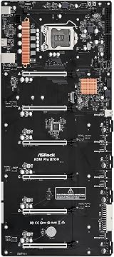 ASRock H510 PRO BTC+ Motherboard LGA1200 1DDR4 for Mining/PC Build view 2