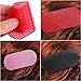 Boao 12 Pieces Hair Fringe Grippers for Man Woman Hair Grip Hair Fringe Sticker 6 Pairs Hair Holders for Black Pink Red