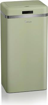 Swan Retro 45L Square Sensor Bin Green Brand Swan 45 L Sensor
