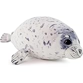 Sew Butiful Seal Stuffed Animal Toy, Cute plushies, 12" Seal Plush Pillow Gift for Girls Kids Children Birthday Christmas (Small)