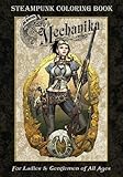 Lady Mechanika Steampunk Coloring Book by Joe Benitez