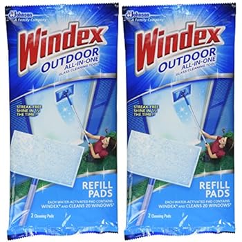 Windex All-In-One Window Cleaner Pads Refill - 2 ct - 2 pk