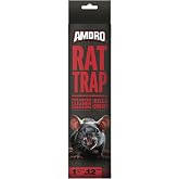 Amdro Rat Trap | Reusable, No Poison, Mess-Free, Chemical-Free, Rat Traps Outdoor or Indoor