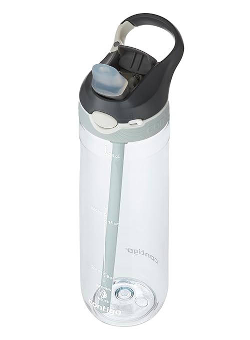 Contigo Cortland Autoseal Water Bottle | Large 720ml BPA Free Sports Flask | Leakproof Drink Bottle | Ideal for School, Gym, Bike, Running, Hiking