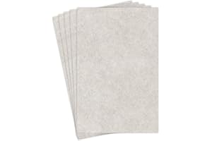 S SUPERFINE PRINTING Smoke Gray Stationery Parchment Paper | 24 Lb Bond / 60 lb Text / 90 GSM Paper | 50 Sheets Per Pack | 11” x 17” Inches