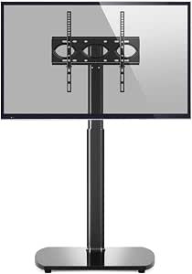 Soporte De Suelo Para TV De 26 A 65 Pulgadas - Base Metálica, Altura Ajustable, Gira 30°, VESA 400x400