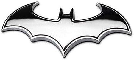Amazon Co Jp Lifepartner バット バットマン 車用品 3d ステッカー 金属製 メタル 立体 おしゃれ エンブレム 飾り 装飾 シルバー 車 バイク