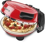 G3 Ferrari Pizza Oven Maker G10032 1200W Black Red 31cm Stone view 1