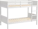 Junior Vida Gemini Bunk Bed Pine Wood Detachable Kids Bed Frame White view 9