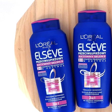 (100ml=5,49€) 2x200ml Loreal Paris Elvital Elseve 2in1 Anti-Schuppen Dandruff Selenium S Aktiv Shampoo & Spülung Conditioner