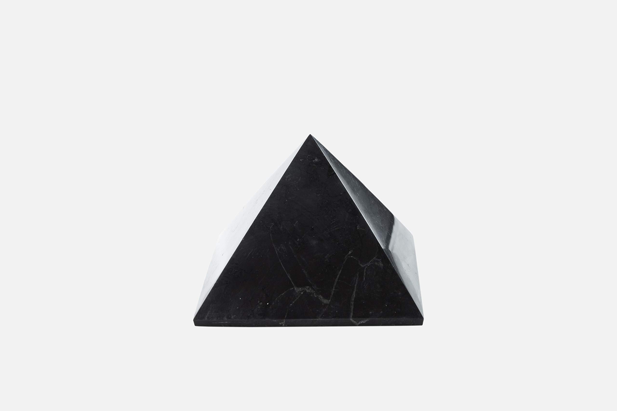 SN NATURSTEIN UG - Polished Shungite Pyramid | Gem Stone from Karelia - 15 cm
