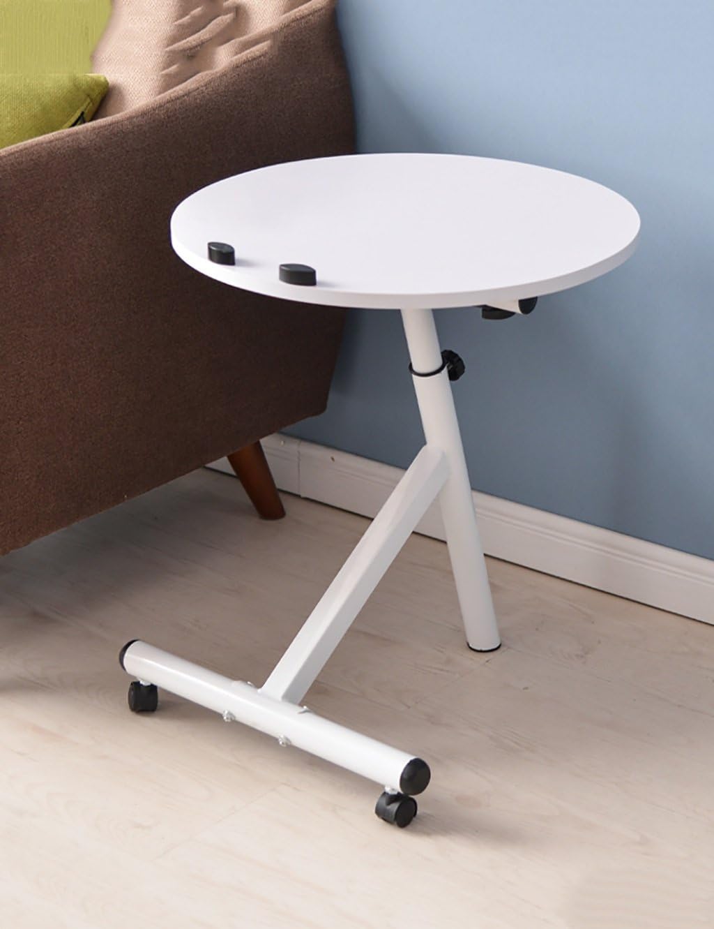 Simple Modern Living Room Round Table Folding Table (4 Colors Optional) (Color : 4#)