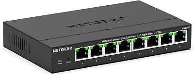 NETGEAR MS308E 8 Port 2.5GB Switch Multi-Gig Desktop or Wall Mount