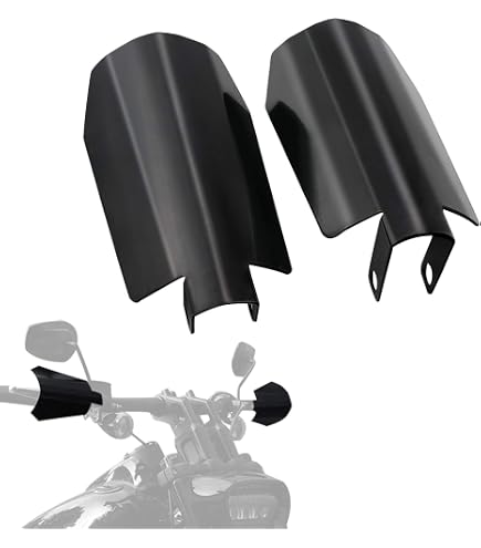Memphis Shades Ghost Hand Guards MEM7218 - Lucite Wind Protection For Motorcycle Handlebars