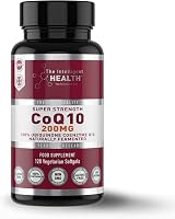The Intelligent Health CoQ10 200mg 120 Softgels Fermented Ubiquinone Vegan