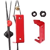 SPG Archery Peep Sight, 1/4" 3/16" Aluminum Peep Sight or Tubing peep Sight with Bowstring Splitter for Archery Compound Bow
