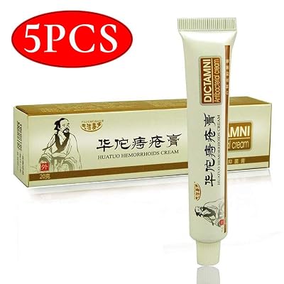 DICTAMNI-Antibacterial Cream - Chinese Herbal Hemorrhoids Cream Treatment Anus Prolapse Anal Fissure5PCS
