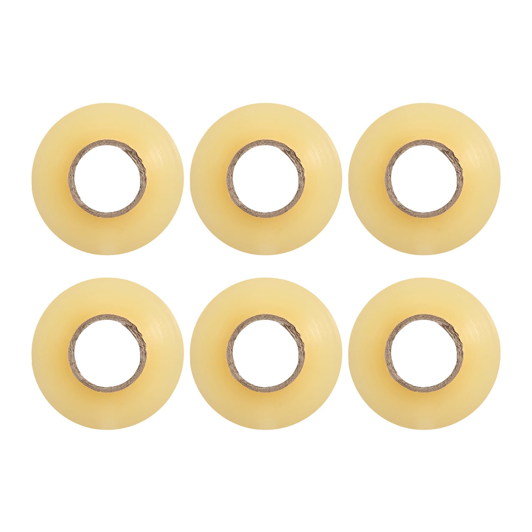 PRATYAHARA 6 Pack Clear Hockey Tape Multipurpose Tape Roll Shin Pad Sock Tape Roll Sports Gear 2.4cmx28M Hockey Sports Gifts