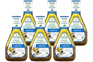 Ken’s Steakhouse Simply Vinaigrette Greek Dressing, Gluten Free with No Artificial Flavors, Preservatives or High Fructose Co