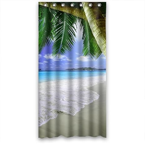 Amazon Com Blue Sea Blue Sky Soft Sand Beach Seaside Shower