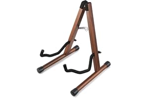 LTAXAF Guitar Stand, Guitar Stand Wooden Frame Folding Design, Universal Foam Padded Display for Electric Bass Classical Ukulele