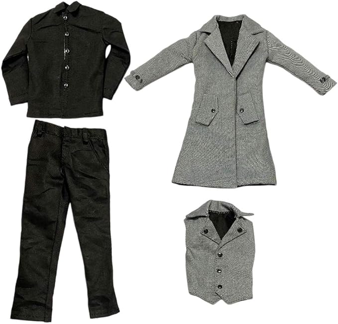 Perfeclan 1/6 Männliche Windmantel Kleidung für 12 Zoll Action Figur