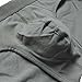 DAVID ARCHY 4 Pack Men's Ultimate Classic Cotton Pouch Briefs(L,Dark Gray)