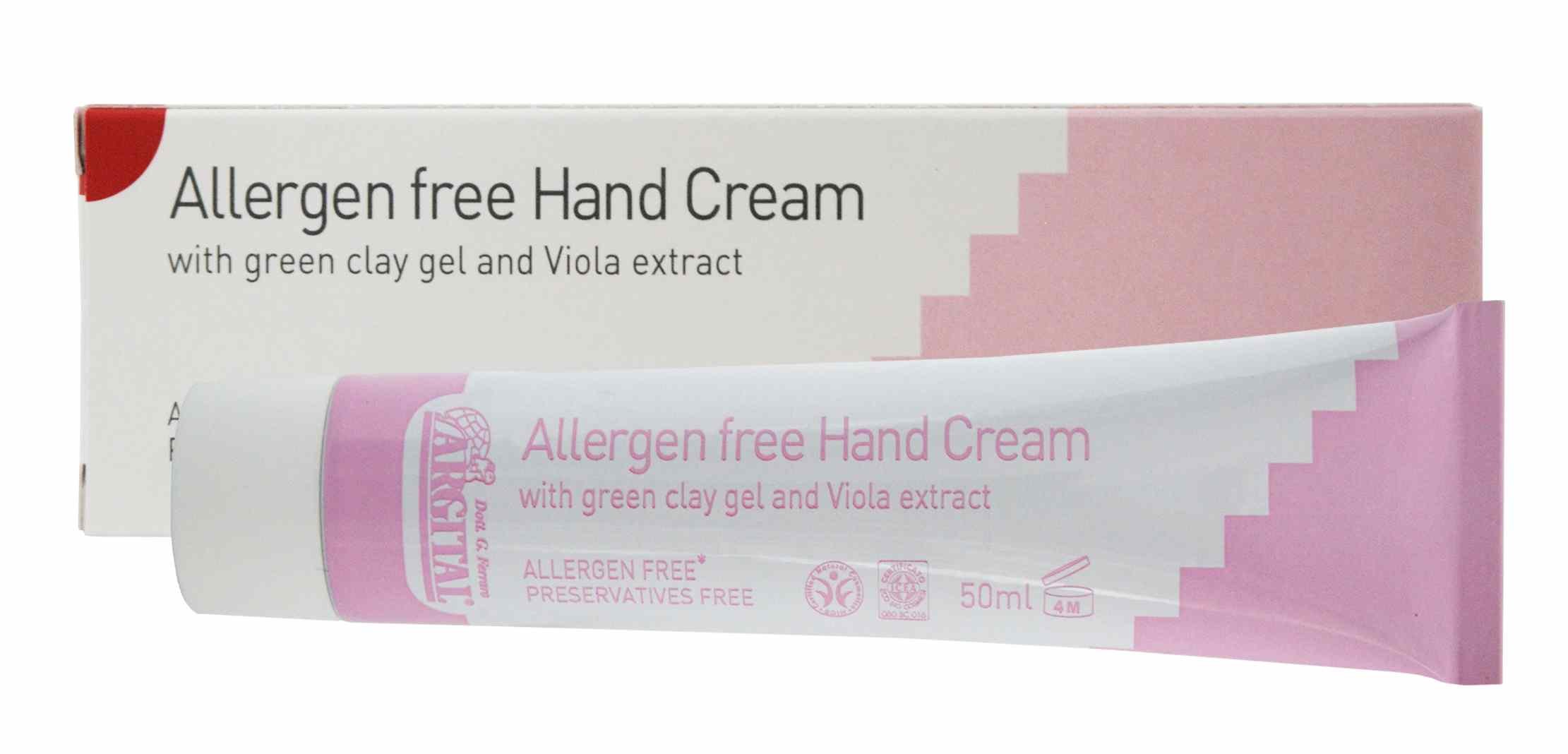 Argital Allergen-Free Hand Cream with Natural Ingredients 50 ml