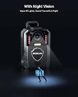 Boblov KJ25 1080P 128GB Body Camera with 3000mAh Battery Night Vision view 3