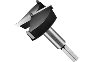 64mm | 2-1/2inch Carbide Forstner bit, 2.0mm Thickness of YG8 Carbide, Woodworking Hinge Cutter Tool Kits for Wood, Plywood and Plastic by CENYB