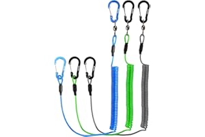 Booms Fishing T02 Fishing Pole Tether, Kayak Paddle Leash, Paddle Board Fishing Accessories, Heavy Duty Fishing Lanyard for Fishing Tools/Rods/Paddles