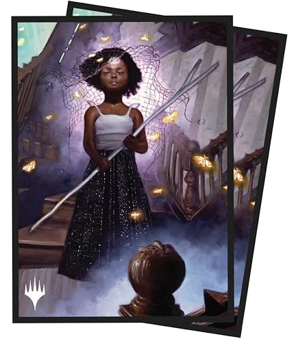 Ultra Pro MTG Duskmourn 100ct Deck Protector Sleeves Ft. Valgavoth, Terror Eater, Standard Size, Purple, Polypropylene (PP) Card Sleeves Toys & Games