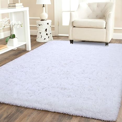 soft white rug for nursery