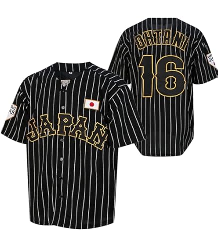 日本代表 OHTANI 16 ユニフォーム Baseball Jersey Shohei Ohtani #16 Japan おおたに しょうへい