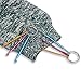 Valar Dohaeris 2 Pieces Mini Keychain Aluminum Crochet Hooks Knitting Needles Tool (3mm,4mm,5mm)