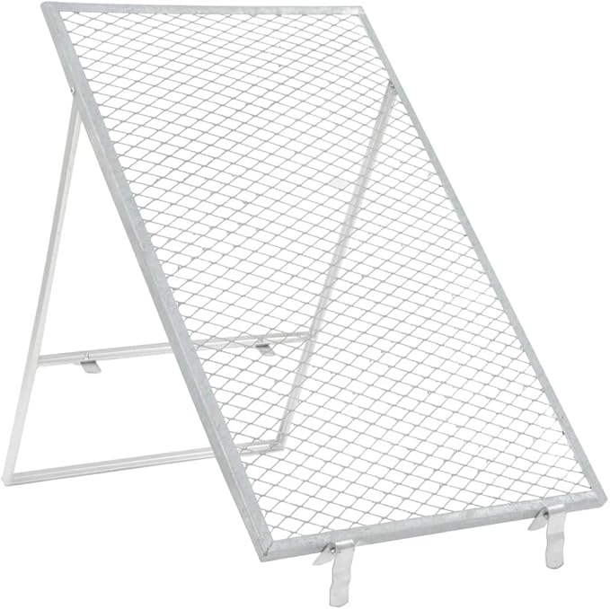 vidaXL Sand Screen Adjustable Support LongLasting Hot Dip Galvanised