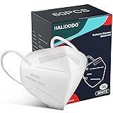 HALIDODO 60 Packs KN95 Face Mask, 5-Ply Comfortable