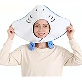 YIUELAGTENN Devil Fish Hat,Cute cartoon style,Marine animal role-playing headwear,Ocean Animal Role Playing Theme Party props