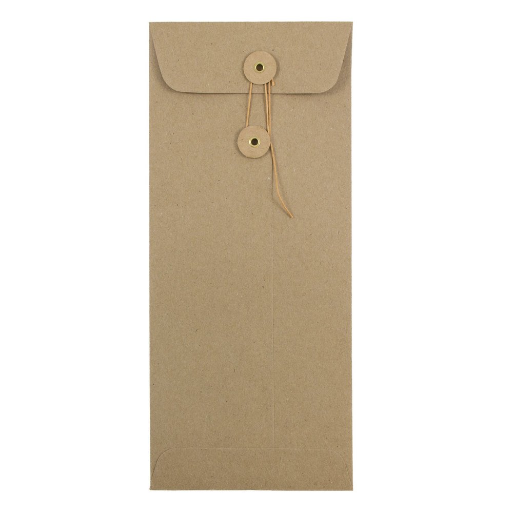 JAM PAPER 10 Business Premium Envelopes with Button and