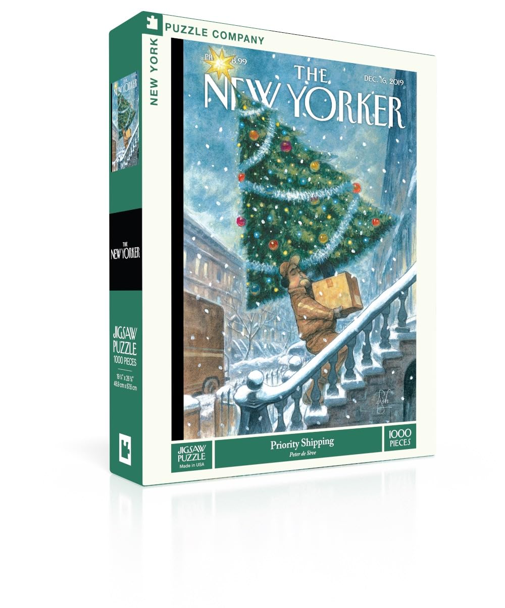 New York Puzzle Company - New Yorker Priority Shipping - 1000 Piece Jigsaw Puzzle