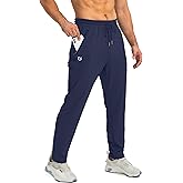 G Gradual Men's Sweatpants with Zipper Pockets Tapered Joggers for Men Athletic Pants for Workout, Jogging, Running