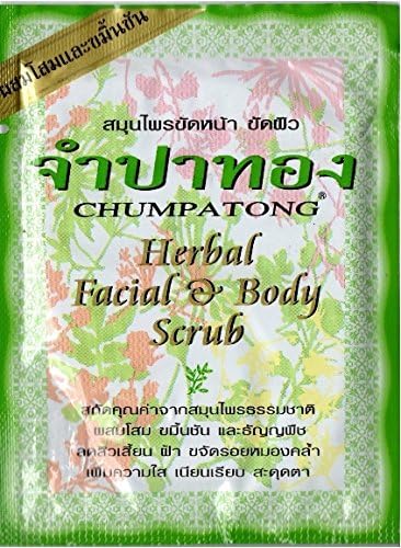 Chumpatong Thai Herbal Facial & Body Scrub Powder Acne Blemish Treatment 15 g by addTOchart