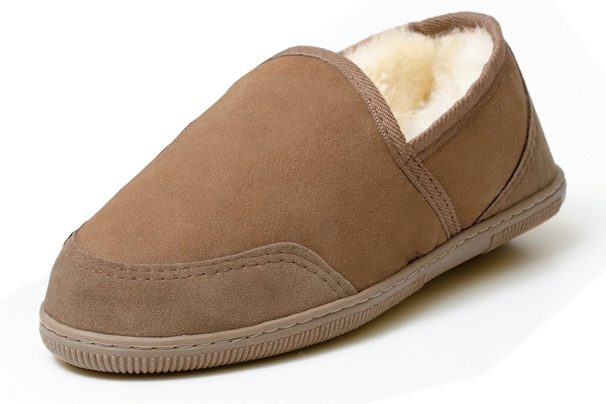 New Zealand Nature Shearling Heritage Slippers Chestnut 12