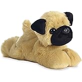 Aurora® Adorable Mini Flopsie™ Mr.Pugster™ Stuffed Animal - Playful Ease - Timeless Companions - Brown 8 Inches